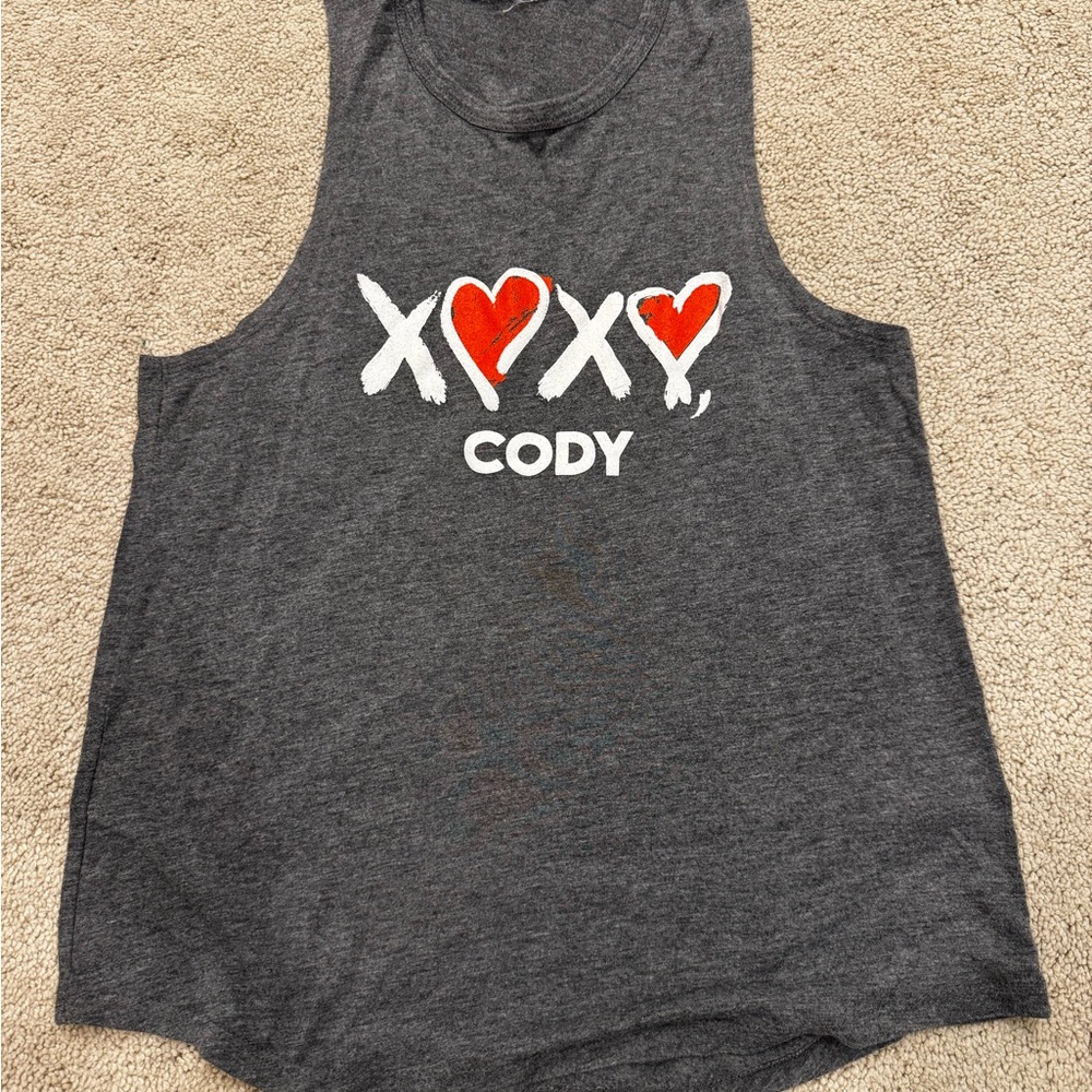 GUC Peloton XOXO Cody Tank Size S Gray